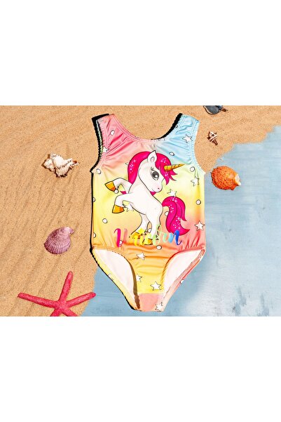 Little Pumpkin Costum de baie cu imprimeu Unicorn (slim Fit, se recomandă să ...
