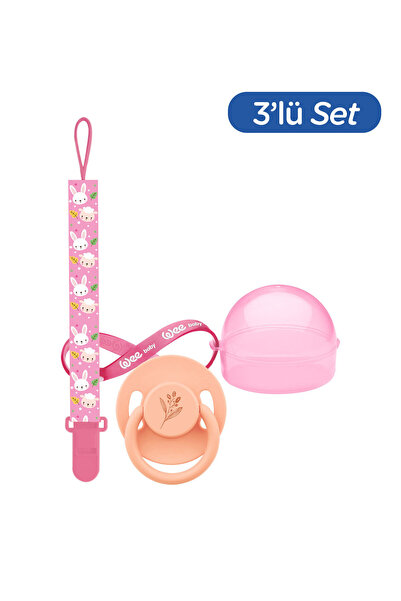 Wee Baby Pure Yuvarlak Uçlu Kauçuk Emzik 6-18 Ay No:2 - SOMON (Kutu ve Band S...