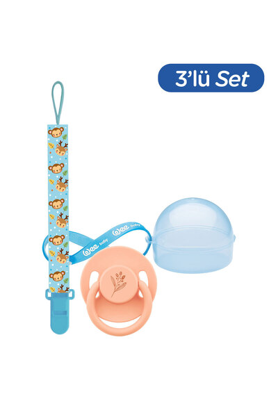 Wee Baby Pure Yuvarlak Uçlu Kauçuk Emzik 6-18 Ay No:2 - SOMON (Kutu ve Band S...