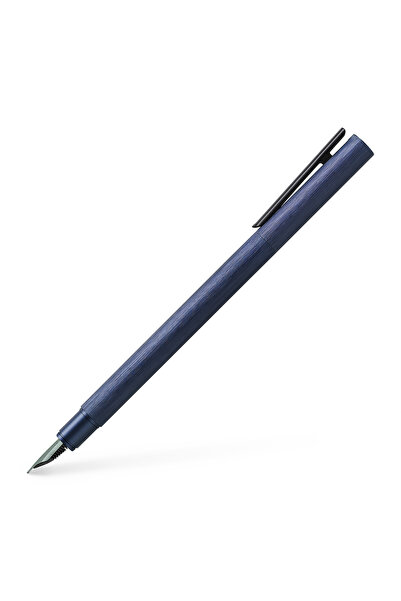 Faber Castell Stilou Neo Slim aluminiu M albastru