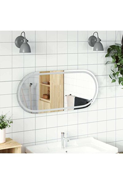 Concept Oglindă de baie cu LED, 100x45 cm, ovală