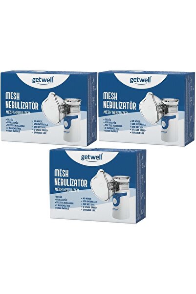 Getwell Mesh Nebulizatör Şarjlı - Sessiz - Taşınabilir (Yetişkinler ve Çocukl...