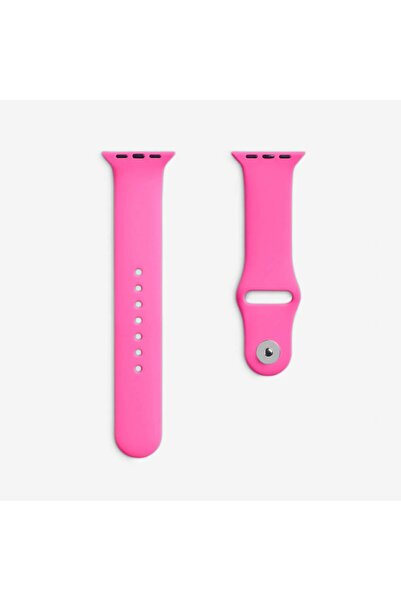 Quse Apple Watch 46/45/44mm & Series 1-3 42mm ile Uyumlu Silikon Kordon - Bar...