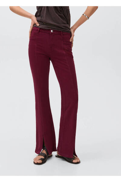 Mango Teen Yırtmaçlı flared jean