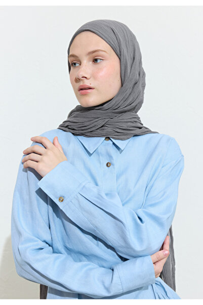 Freshscarfs Pamuklu Keten Şal Poppy Seed Cake