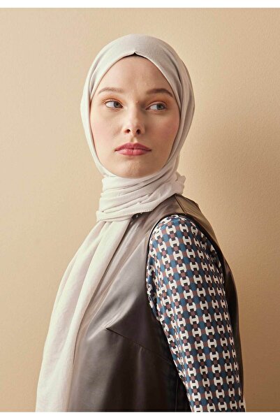Freshscarfs Fildişi Pamuk Crash Şal