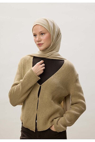 Freshscarfs Penye Şal Kum