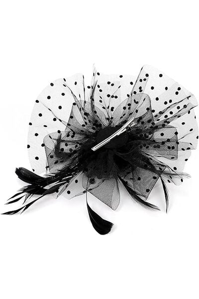 Arabest Fascinator Hat for Women, Tea Party Church Wedding Headwear with Hair...