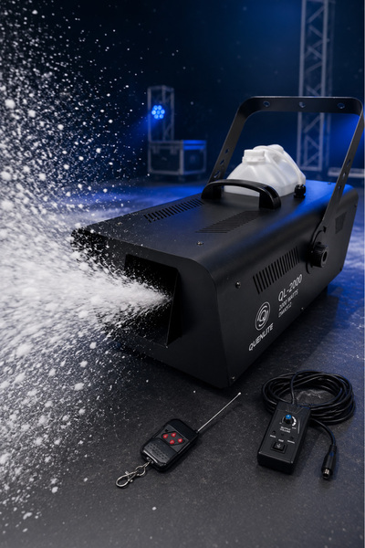 Quenlite Qm-2000 Dmx512 Kar Makinası 2000 Watt Uzaktan Kumandalı