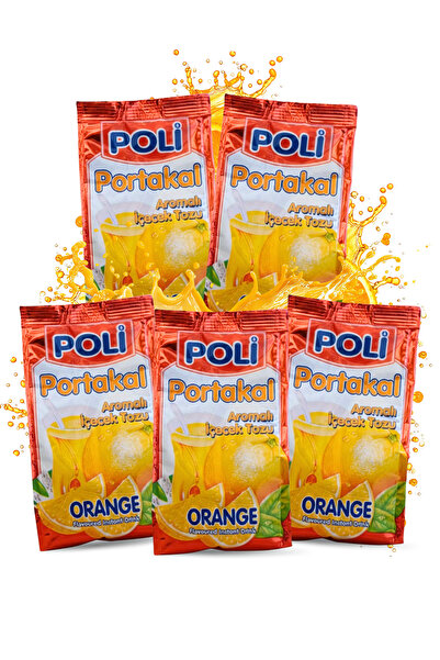 POLI Oralet, Portakal Aromalı İçecek Tozu (5'li Paket )