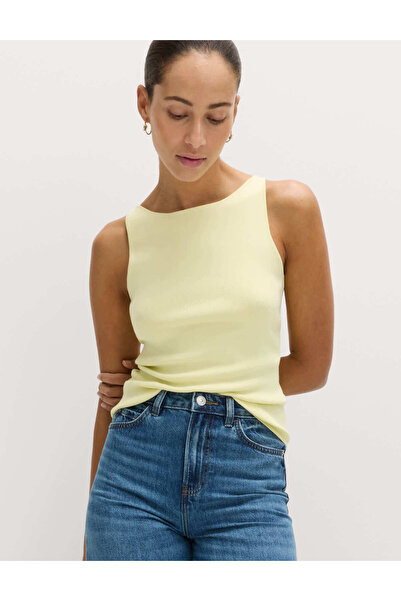 Marks & Spencer Bisiklet Yaka Slim Fit Triko Üst