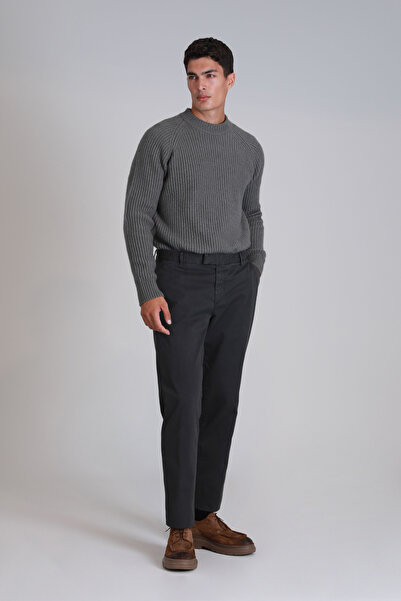 Lufian Gabrıel Spor Erkek Chino Pantolon Straight Fit Koyu Yeşil