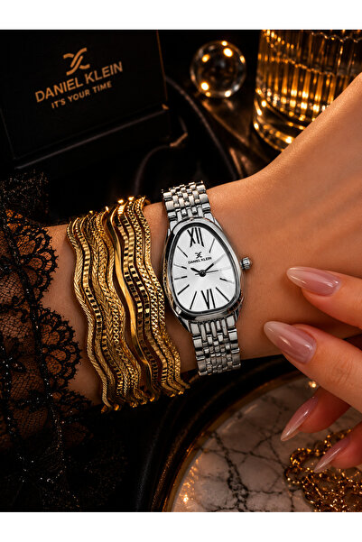 Daniel Klein Brand Women Snake Watch Steel Anti Tarnish Water Resistant Origi...