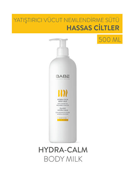 Babe Laboratorios Hydra-Calm Body Milk 500ml - Yatıştırıcı Nemlendirici Vücut...