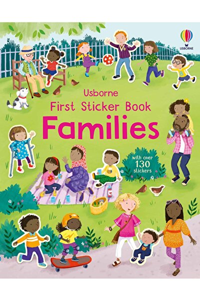 Usborne Carte pentru copii, Usborne, First Sticker Book Families, 3+ ani