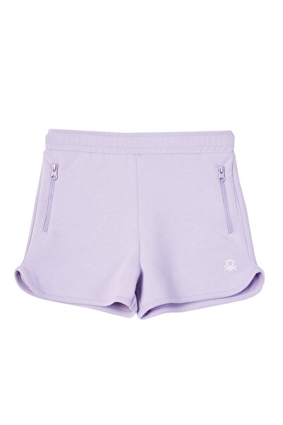 Benetton United Colors of Benetton Κοριτσίστικο Λιλά Σορτς BNT-G21278