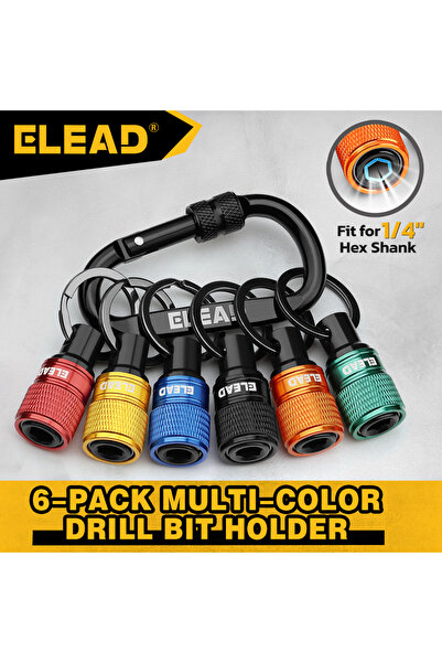 Choice ELEAD 6pcs/Set 1/4" Hexagonal Shank Screwdriver Head Holder Extension ...
