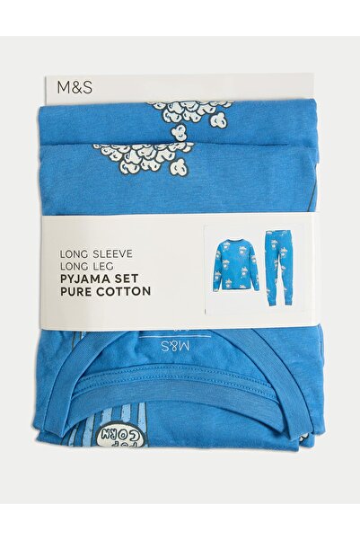 Marks & Spencer Patlamış Mısır Desenli Pijama Takımı