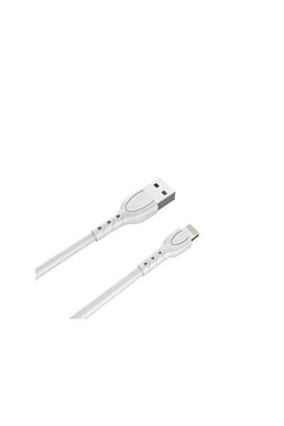 lemontti Cablu Wind USB-A la Lightning, 1.2m, Alb