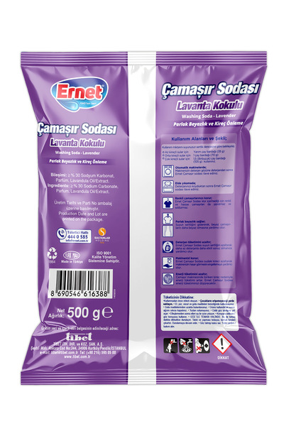 Ernet Çamaşır Sodası Lavanta 500 g