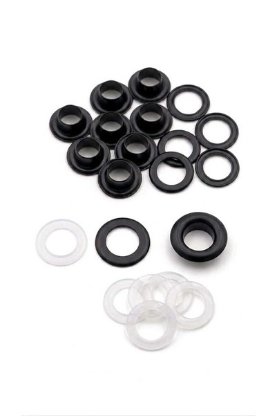 Klinkshop 18 Numara Siyah Kuşgözü - 4 Mm Aparatsız Malzeme Paketi - 100 Adet ...