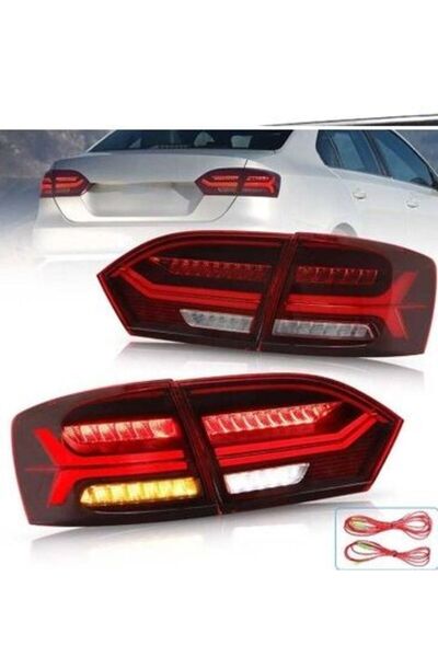 autogp Vw jetta stop lambası ledli audi dizayn kırmızı 2011 / 2014