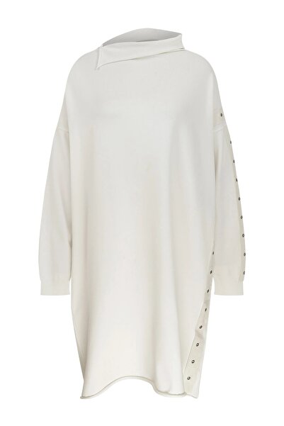 MissWhence Triko Tunik 34021 Taş