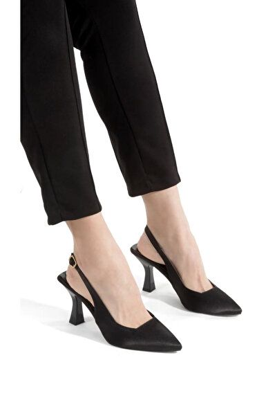 Lio Shoes Classic Heeled Shoes Matte Fabric Pointed Toe