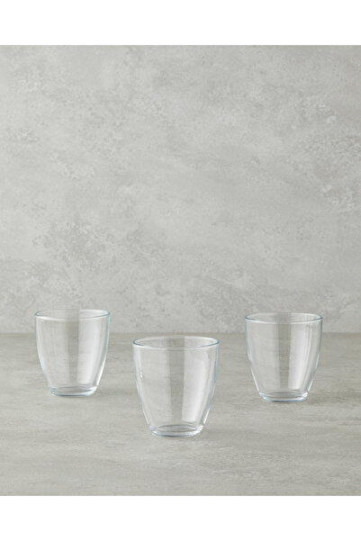 English Home Flux Glass 3er-Pack Gläser 285 ml Transparent