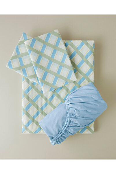 English Home Soft Breeze Çift Kişilik Pike Takımı 200x220 cm Yeşil