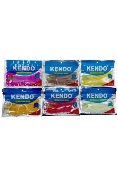 Kendo 10 cm Lrf Silicones Worm (Slim Gövde-Kokulu) 15 adet