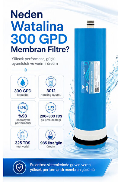 watalina 300 GPD MEMBRAN FİLTRE