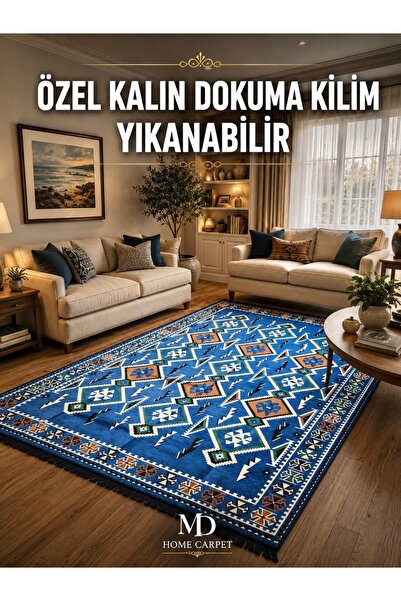 md home carpet Anadolu Şark Köşesi Halısı - Otantik Kilim Desenli, Doğal Doku...
