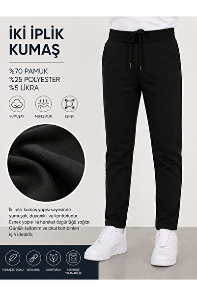 AJN Combed Cotton Trousers for School and Casual Use Boys Girls Unisex