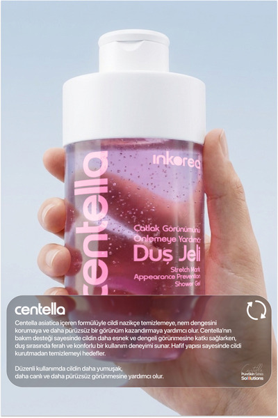 inkorea Centella Shower Gel That Helps Prevent the Appearance of Stretch Marks