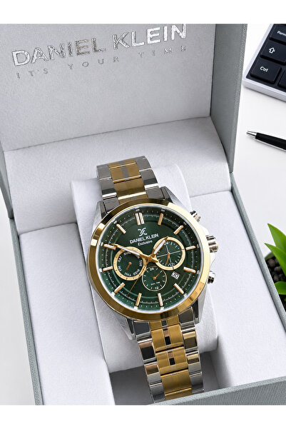 Daniel Klein Çelik Kordon Rolex Kasa+Takvim 3 Atm Suya Dayanıklı Erkek Kol Sa...