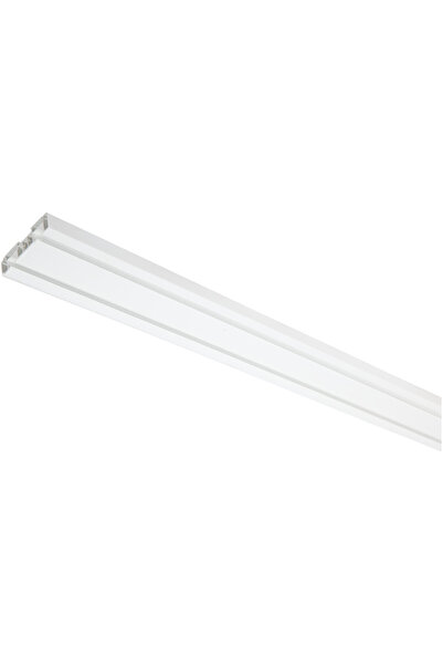 Evotools Șină pentru perdea cu 2 canale, 1,5 m