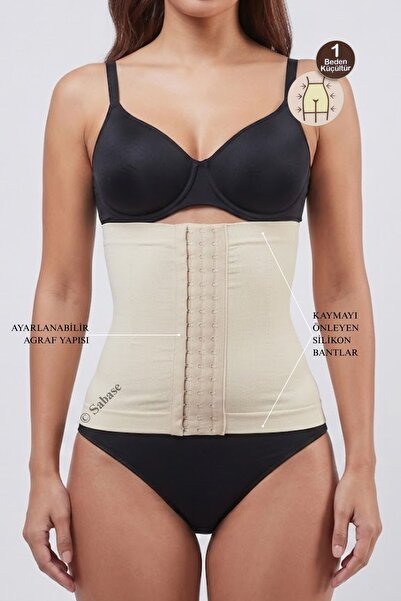 Sabase Elite Stitch-Free Silicone Waist Hugging Abdomen and Belly Shaping / S...