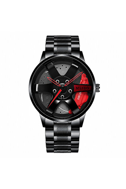 SOKI Ceas Bărbați Sport Elegant Negru cu Design Auto Premium Cadou pentru El