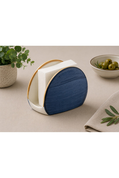 Bonnami Bonna Dusk Vanta Premium Porselen Peçetelik 10 cm - Modern Lüks Masaü...
