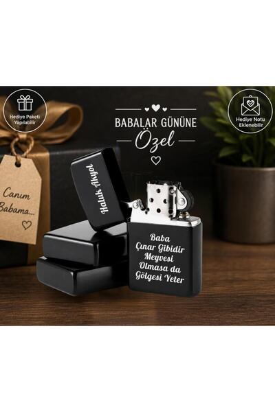 KARHEDİYE Babaya Eşe Sevgiliye Isme Özel Hediyelik Çakmak Isimli Çakmak