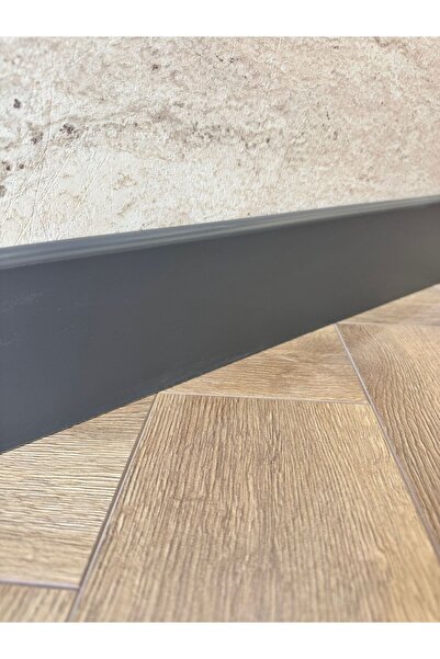 Pasha Dekor 10 Cm Düz Antrasit Pvc Kaplama Parke Süpürgelik