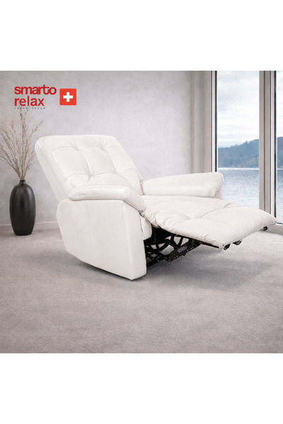 Smarto relax Tv Koltuğu Basel Elektrikli Masajlı Döner Sallanan Sırt Dayanağı...
