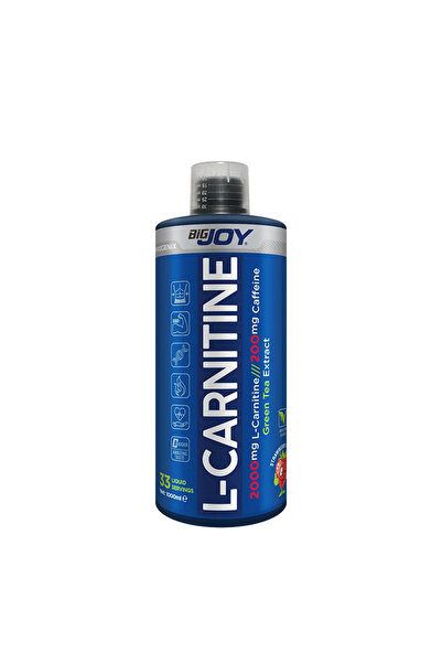Bigjoy L-Karnitin Çilek Aromalı 1000 ml L-Carnitine (L-Karnitin 2000 mg / Ser...