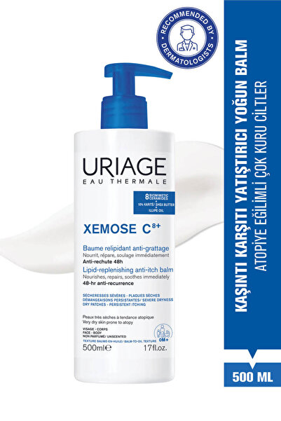Uriage XEMOSE C8+ Atopiye Eğilimli ve Çok Kuru Ciltler İçin Kaşıntı Karşıtı Y...
