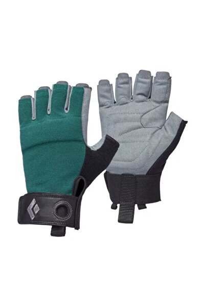 BLACK DİAMOND WOMEN'S CRAG HALF FINGER GLOVES - Green - XS