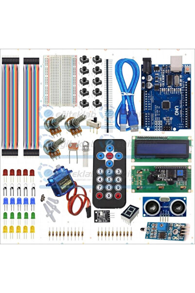 eğiteklab FEN LİSESİ ROBOTİK KODLAMA DERSİ ARDUİNO UYGULAMA EĞİTİM SETİ