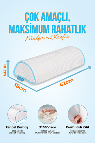 Viscofoam Çok Amaçlı D Model Horlama Visco Yastık - 42x18x10cm