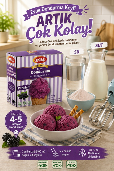 Koza Gurme Pratik Lezzet Karadutlu Ev Yapımı Kolay Hazırlanan Sağlıklı Karadu...