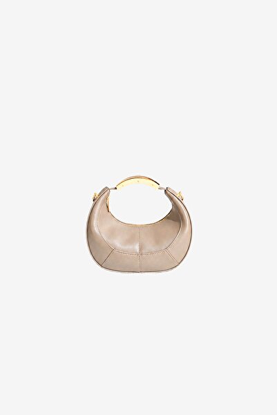 MARSEPTUN Liar Metal Sap Detailed Dark Beige Matte Bag